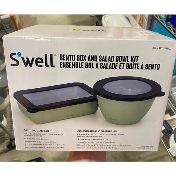 BENTO BOX AND SALAD BOWL KIT