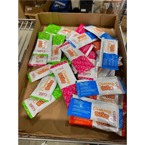 BOX OF ASSORTED CREAMY CAT TREATS