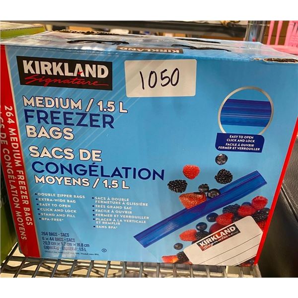 264 MEDIUM FREEZER BAGS