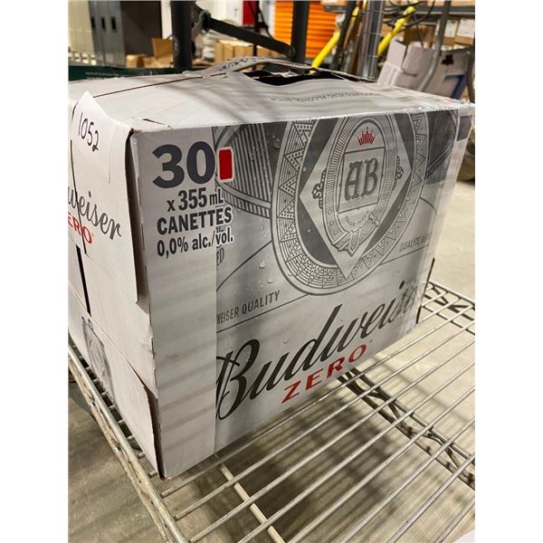 30 CANS OF BUDWEISER NON-ALCOHOLIC DRINKS
