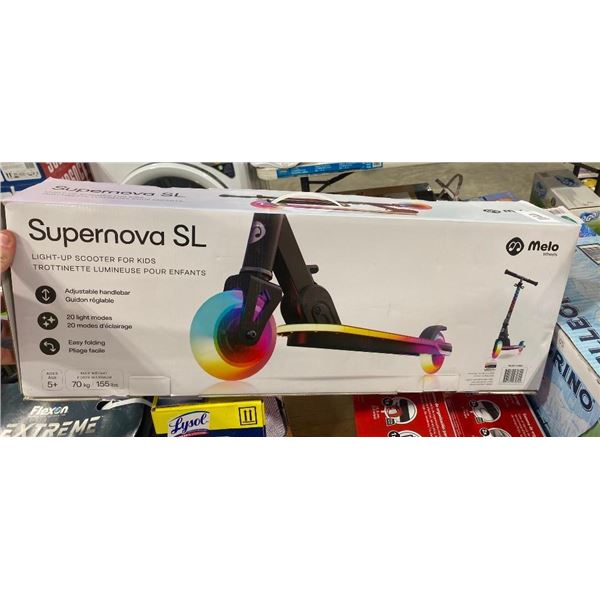 SUPERNOVA LIGHT UP SCOOTER FOR KIDS
