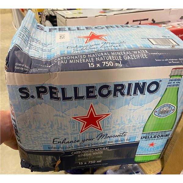 APPROX. 15 BOTTLES OF CARBONATED MINERAL WATER