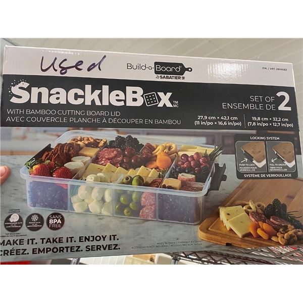 2PC SNACK BOX - USED