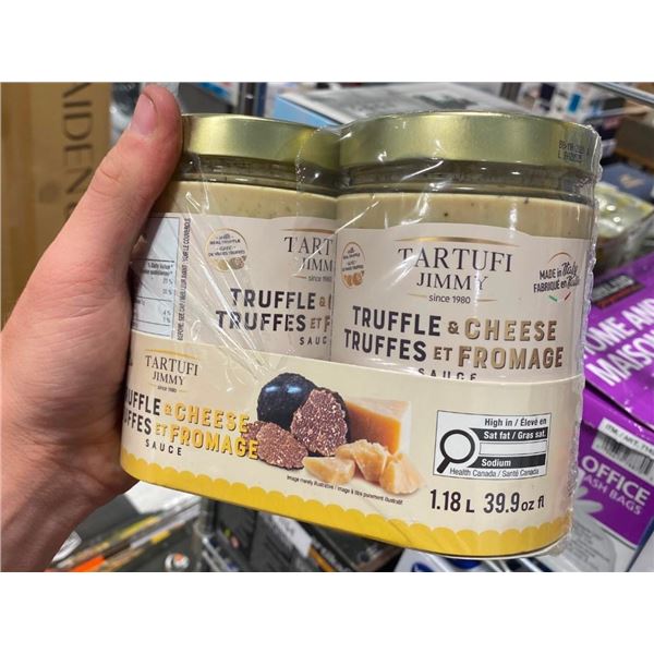 2 JARS OF TRUFFLE AND CHEESE SAUCE