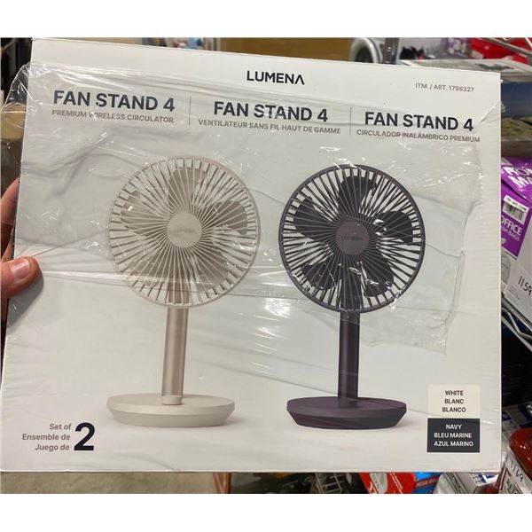 2 NIGHT STAND FANS