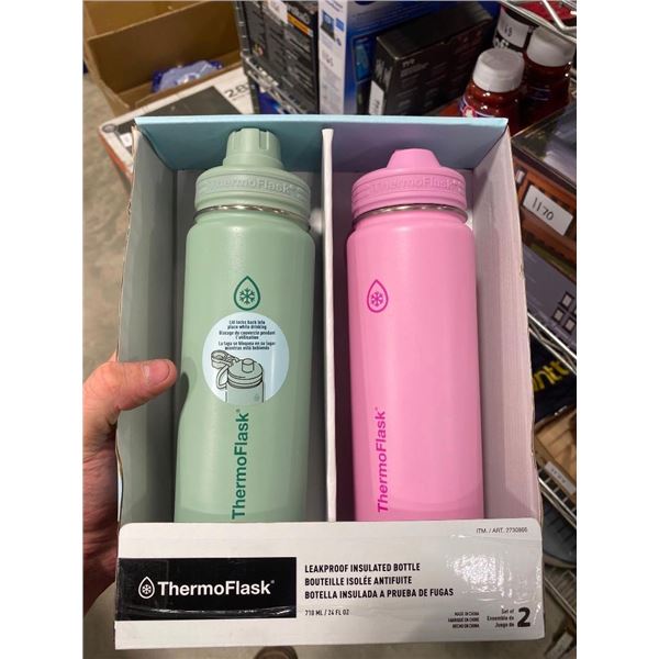 2 THERMOFLASK WATER BOTTLES