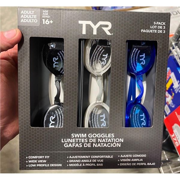 3 PACK OF SWIMMING GOGGLES