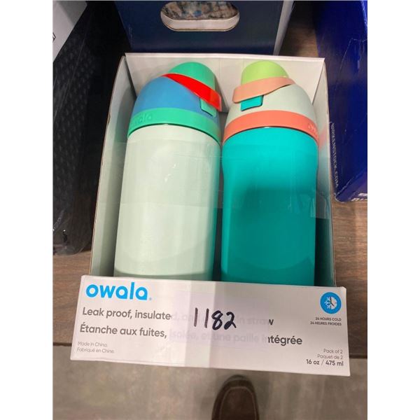 2 OWALA WATER BOTTLES