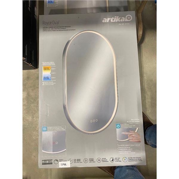 ARTIKA 20X32IN OVAL LED WALL MIRROR