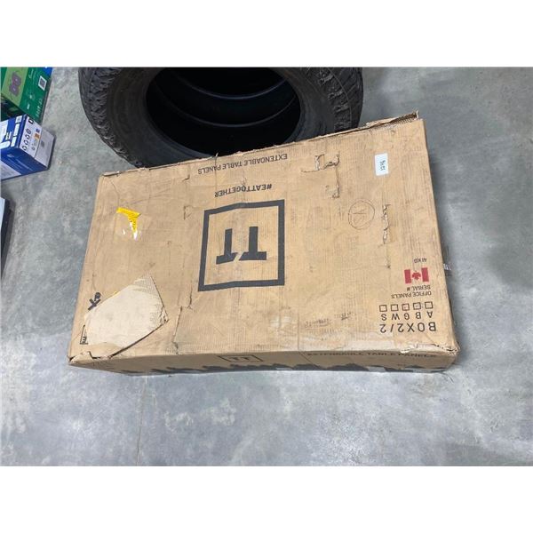BOX 2 OF 2 OF AN EXTENDABLE TABLE
