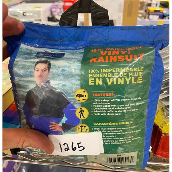 VINYL RAIN SUIT
