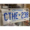 Image 1 : ONTARIO LICENSE PLATE
