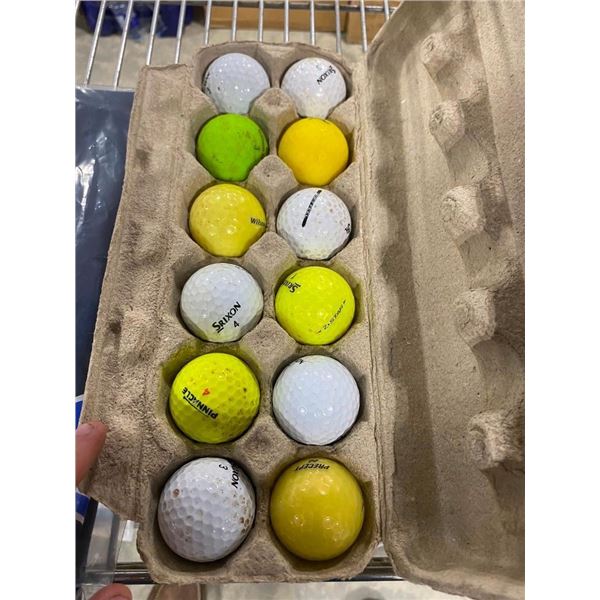 12 GOLF BALLS