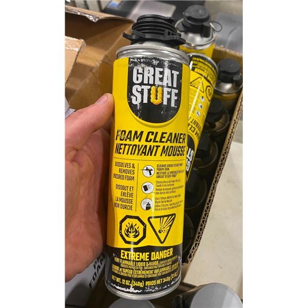 12 CANS OF FOAM CLEANER