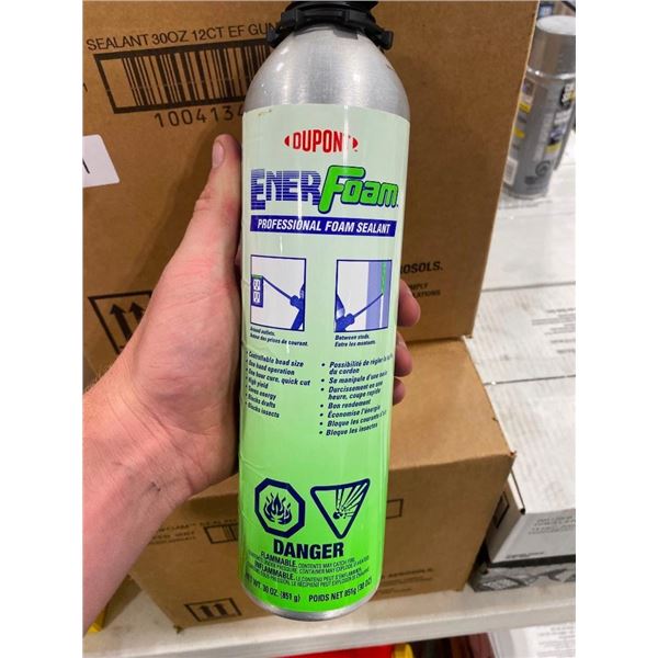 12 CANS OF FOAM SEALANT
