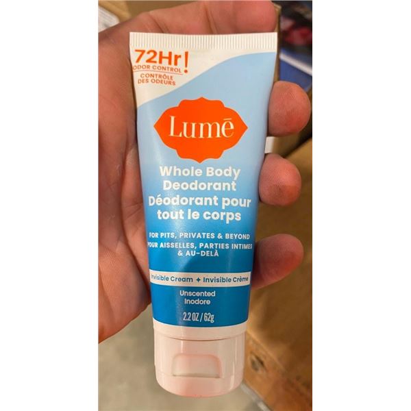 6 TUBES OF WHOLE BODY DEODORANT