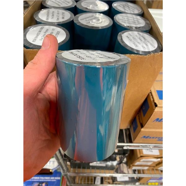 24 ROLLS OF WAX RIBBON FOR PRINTER