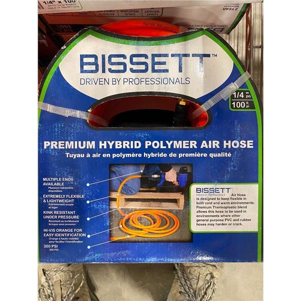 BISSETT 1/4INX100FT AIR HOSE - ORANGE