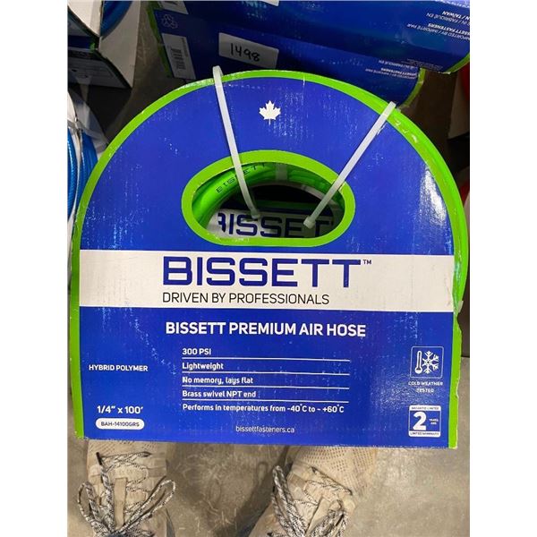 BISSETT 1/4INX100FT AIR HOSE - GREEN