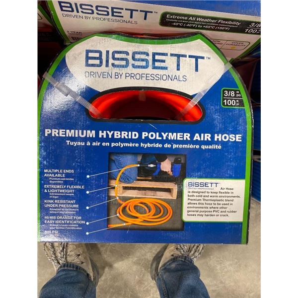 BISSETT 3/8INX100FT AIR HOSE - ORANGE
