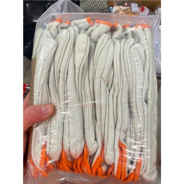12 PAIRS OF APPROX. SIZE L WORK GLOVES