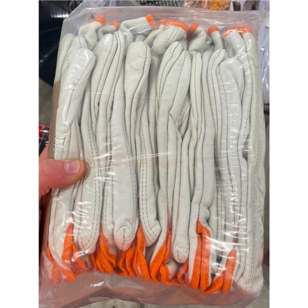 12 PAIRS OF APPROX. SIZE L WORK GLOVES