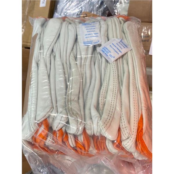 12 PAIRS OF APPROX. SIZE L WORK GLOVES