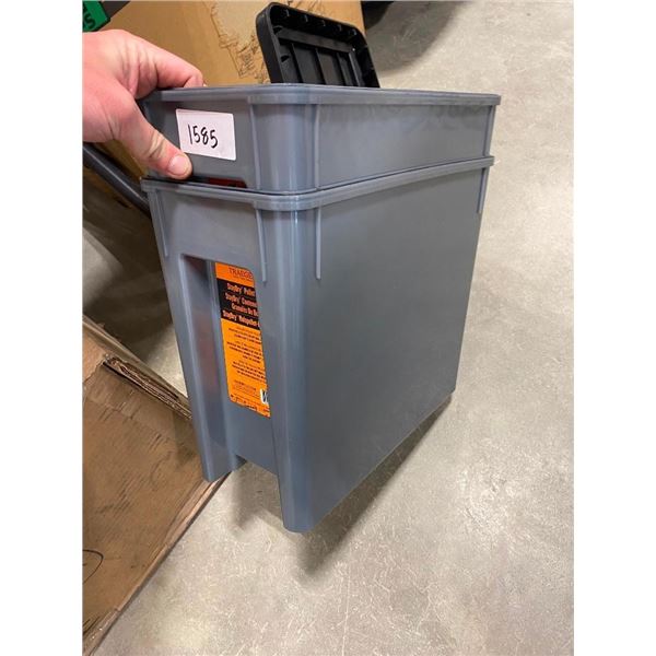 2 SMALL OFFICE GARBAGE BINS