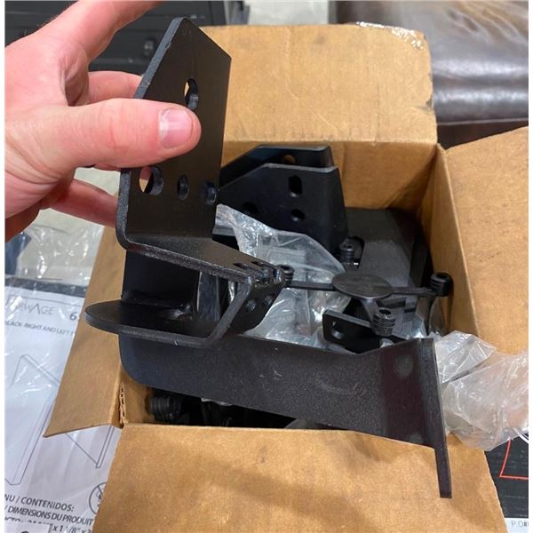 BOX OF BRACKETS FOR SOMETHING