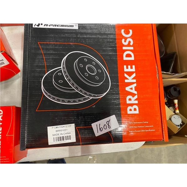 SET OF BRAKE DISCS - PART NUMBER IN PIC