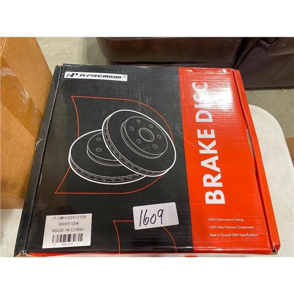 SET OF BRAKE DISCS - PART NUMBER IN PIC