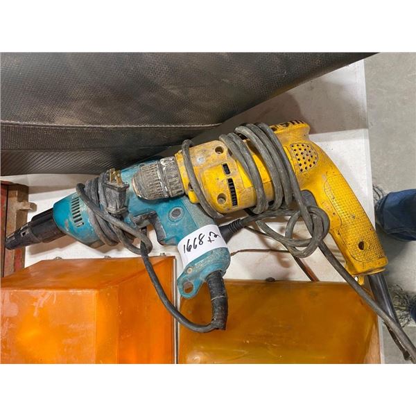 2 ELECTRIC DRILLS