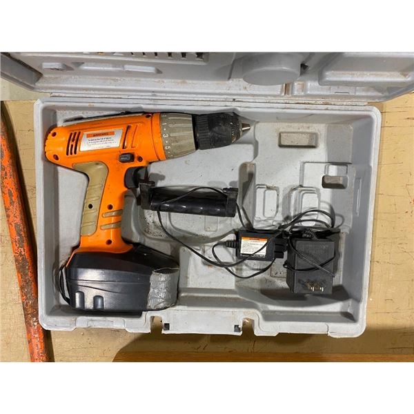 CORDLESS DRILL WITH BATTERY AND CHARGER
