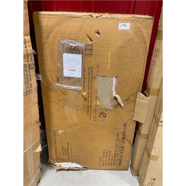 BOX 1 OF 2 OF COFFEE TABLE - JUST THE TOP