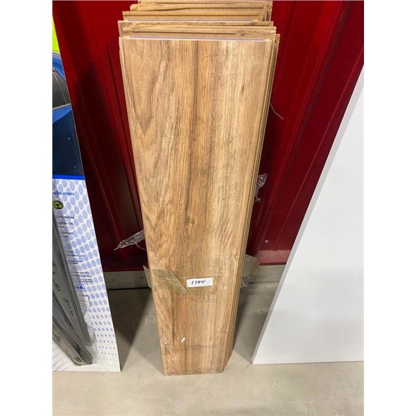 1 BOX OF FLOORING - SOME CORNERS BEAT UP