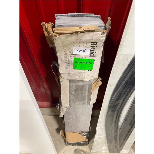 ONE BOX OF FLOORING - SOME CORNERS CHIPPED