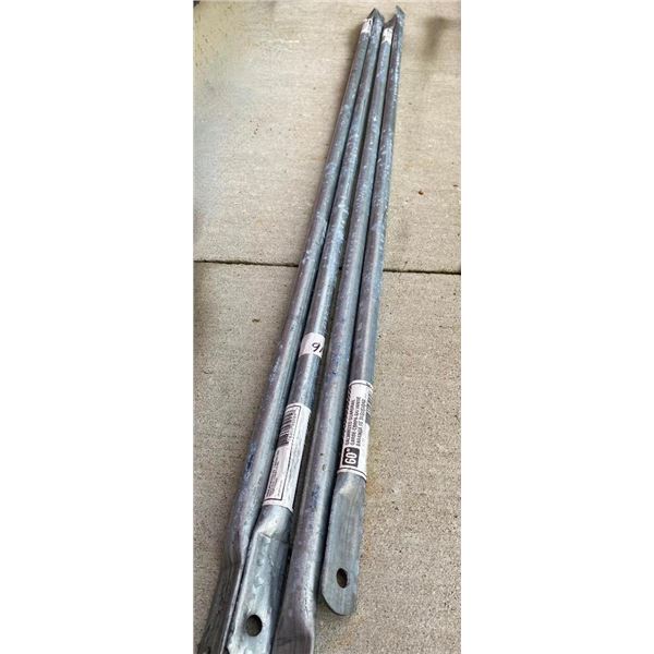 4 OF 60IN METALTECH STAGING GUARD RAILS