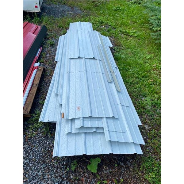 ASSORTED PCS OF STEEL ROOFING