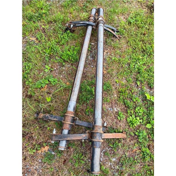 TWO AXLES WITH LEAF SPRINGS - 74IN