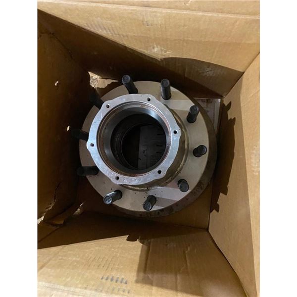 TWO USED WHEEL HUBS