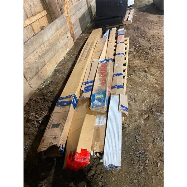 PALLET OF ASSORTED CEILING SUPPORT BRACKETS
