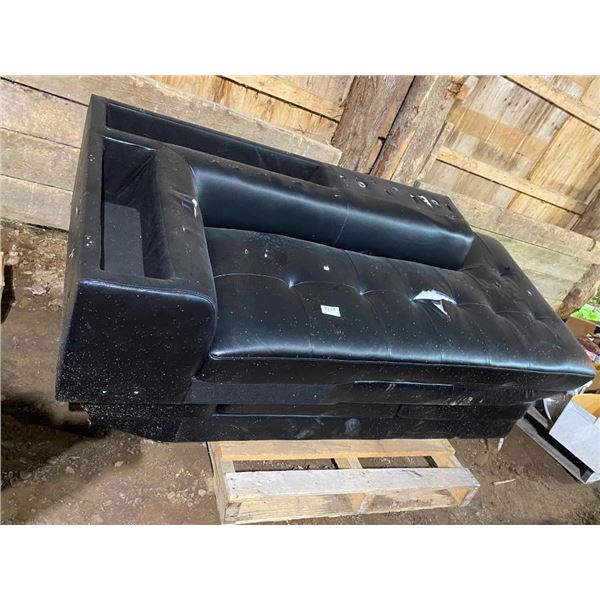2 OF 78IN COUCHES - MISSING BACKS - RIPPED SOME