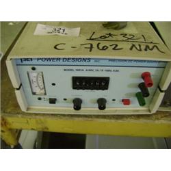 POWER DESIGNS PRECISION DC POWER SOURCE 1001A