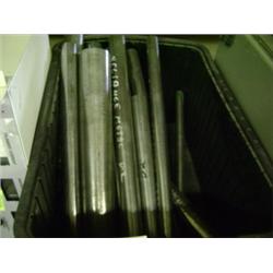 BOX OF METAL BARS