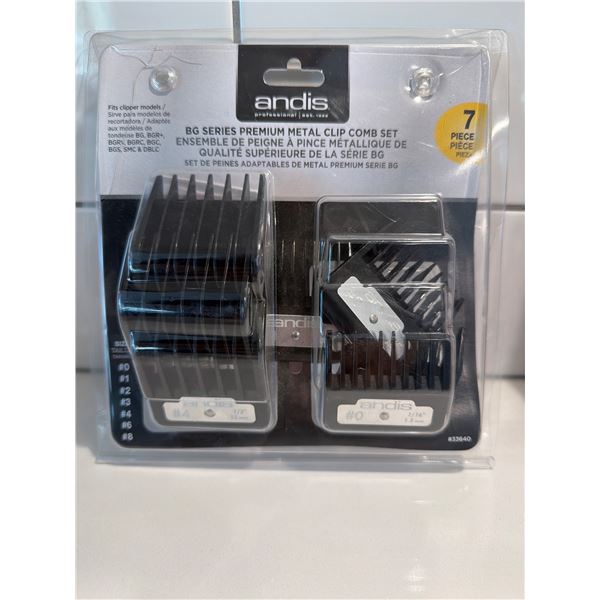 ANDISBG series premium Metal clip comb set