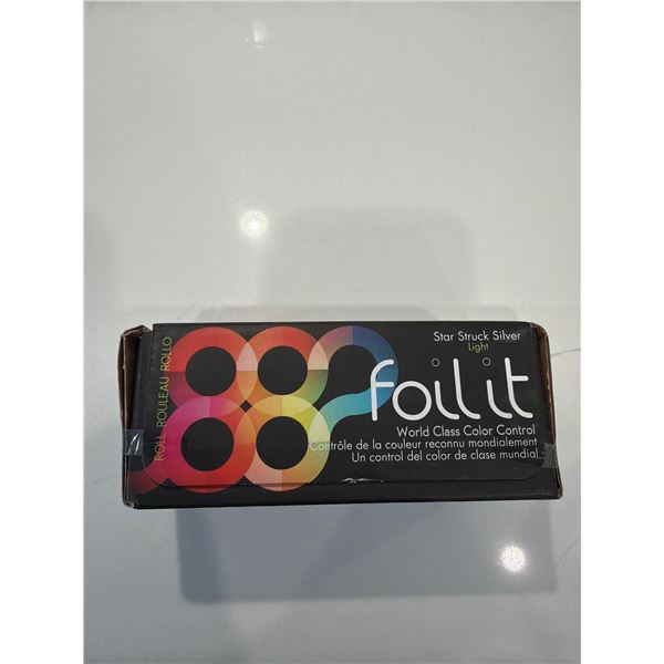 FOIL  IT hair coloring foil, starstruck, silver lightweight, 5" x 350'