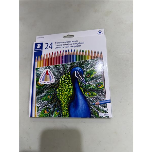 STAEDTLER triangular colored pencils