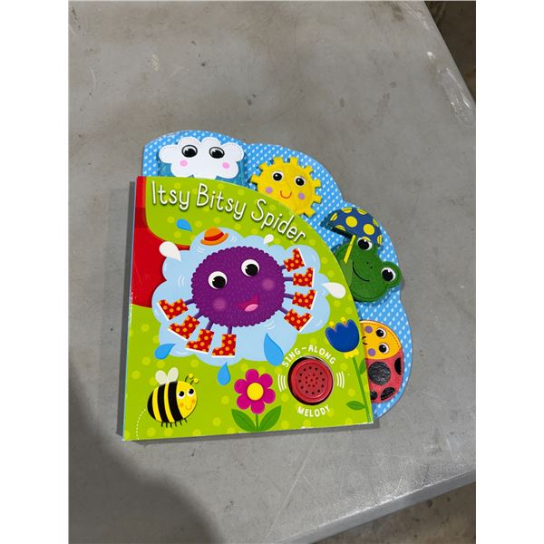 Itsy bitsy spider children's book sing-along