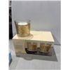 Image 1 : AVARIA pomegranate and gilded Bay LED scented candles
