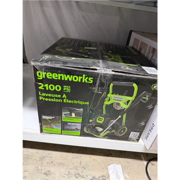 Green Work 2100 psi pressure washer